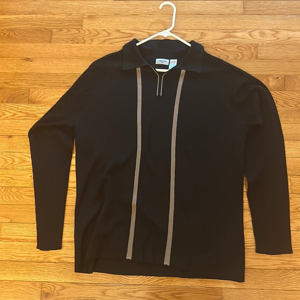 Vintage Claiborne Luxe 100% silk men’s sweater in EUC